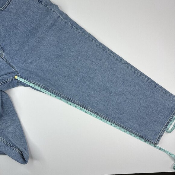 Everlane Women's Blue The Curvy‎ Way-High Minimalist Luxury Jean W35-38/L27.5 - Picture 13 of 15